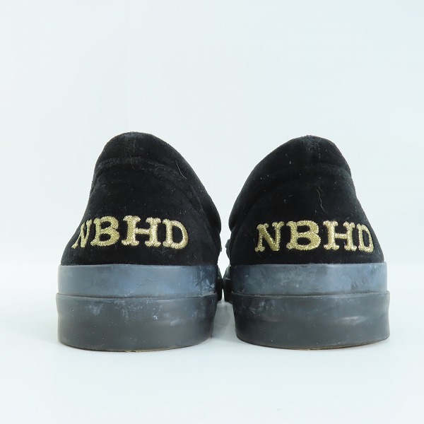 実際に弊社で買取させて頂いたNEIGHBORHOOD/ネイバーフッド 20SS NHロゴ 刺繍 スリッポン /27の画像 1枚目