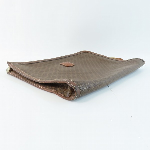 実際に弊社で買取させて頂いたCELINE/セリーヌ マカダム柄 クラッチバッグの画像 2枚目