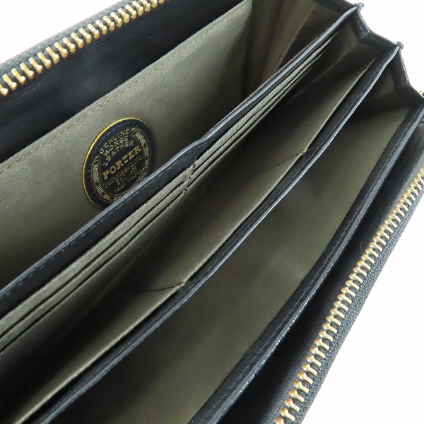 実際に弊社で買取させて頂いたPORTER/ポーター WISE/ワイズ ラウンドジップ 長財布 341-01318の画像 3枚目