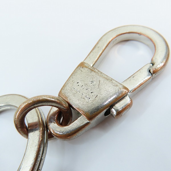 実際に弊社で買取させて頂いたGUCCI/グッチ グッチシマ レザー キーホルダー/キーリングの画像 4枚目