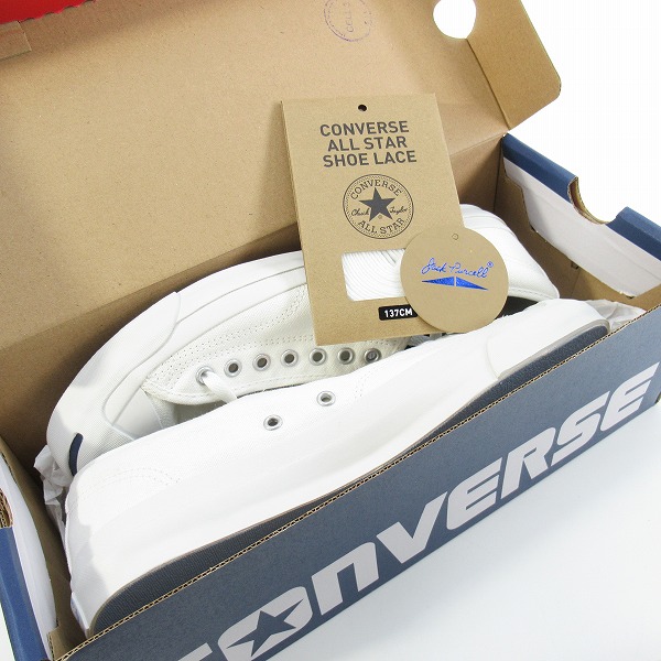 実際に弊社で買取させて頂いたCONVERSE/コンバース JACK PURCELL/ジャックパーセル スニーカー 1R193/28の画像 6枚目