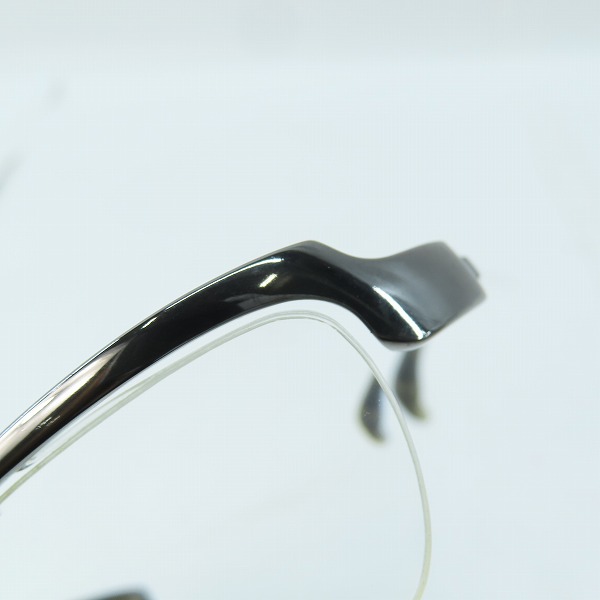 実際に弊社で買取させて頂いた999.9/フォーナインズ ハーフリム アイウエア/メガネフレーム S-315Tの画像 8枚目