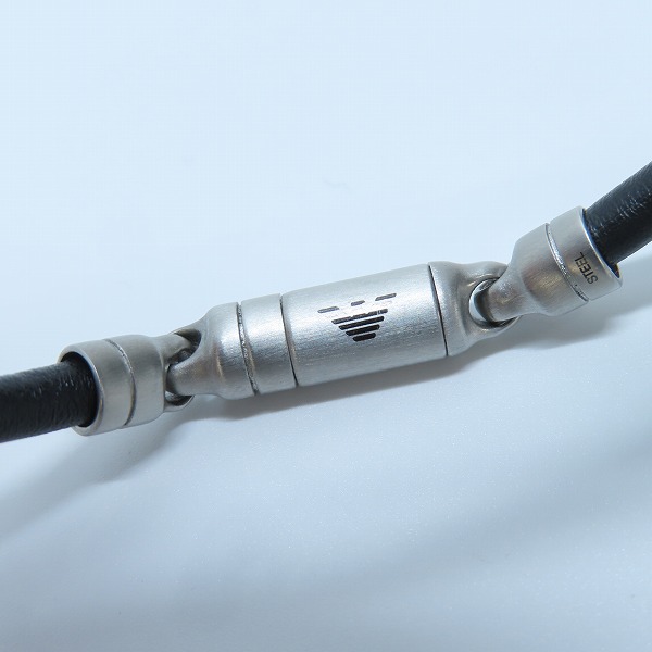 実際に弊社で買取させて頂いたEMPORIO ARMANI/エンポリオアルマーニ レザー メタル ブレスレット EGS2774040の画像 4枚目