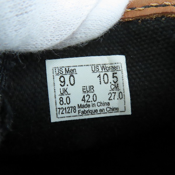 実際に弊社で買取させて頂いたVANS×TAKA HAYASHI/バンズ LD SKOOL/オールドスクール スニーカー/27の画像 5枚目