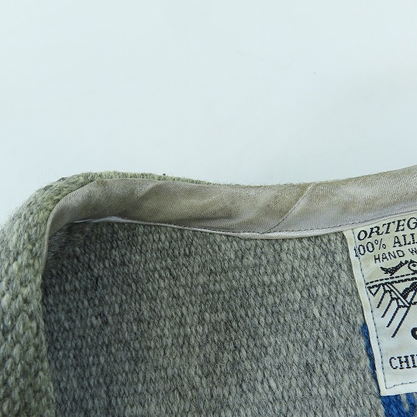 実際に弊社で買取させて頂いたORTEGA'S/オルテガ チマヨベスト グレー/36の画像 4枚目