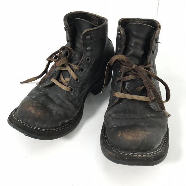 実際に弊社で買取させて頂いた【難有】WHITE'S BOOTS/ホワイツブーツ セミドレス レースアップレザーブーツ/7.5E