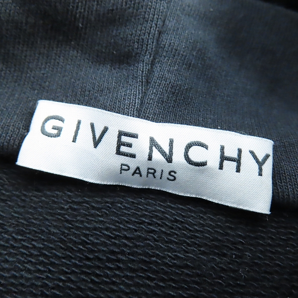 実際に弊社で買取させて頂いた【JPタグ】GIVENCHY/ジバンシィ 20AW Infinity Logo Cotton Hoodie ロゴプリント プルオーバーパーカー BMJ07F30AF/Lの画像 2枚目