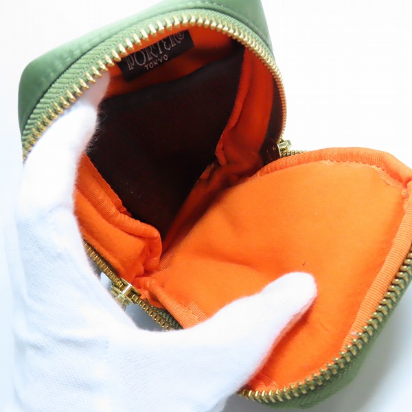 実際に弊社で買取させて頂いた(6)PORTER/ポーター TANKER/タンカー ポーチ カーキの画像 3枚目