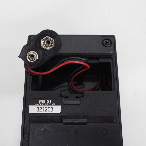 実際に弊社で買取させて頂いたKORG/コルグ  PB-01 Pitchblack/ピッチブラック ギター/ベース用 ペダルチューナー【動作確認済】の画像 6枚目