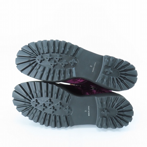 実際に弊社で買取させて頂いたglamb/グラム 24SS Velor Strummer Boots/ベロアストラマーブーツ GB0124-AC03/3の画像 2枚目
