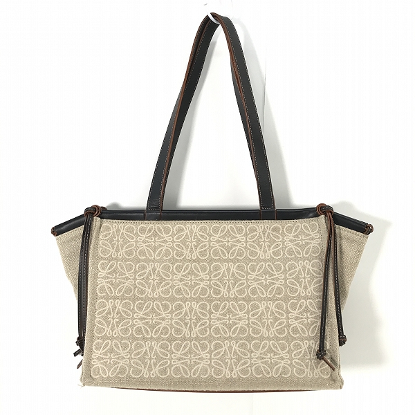 実際に弊社で買取させて頂いたLOEWE/ロエベ スモールクッショントートバッグ アナグラム総柄 A612A93X05