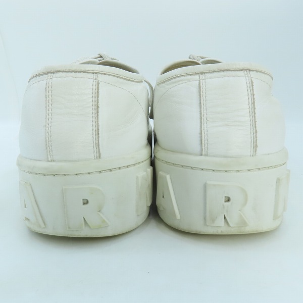 実際に弊社で買取させて頂いたMARNI/マルニ ロゴソール ローカットスニーカー SNZW010803/39の画像 1枚目