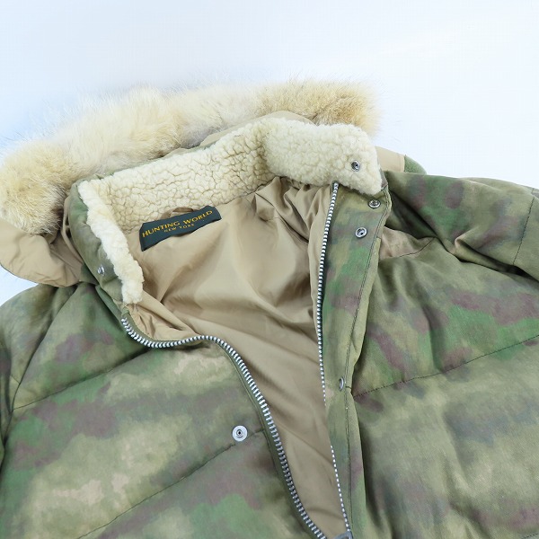 実際に弊社で買取させて頂いた【難有】HUNTING WORLD/ハンティングワールド PENFIELD オイルドワックス ダウンジャケット/Mの画像 5枚目