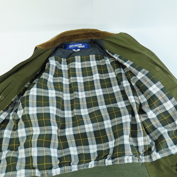 実際に弊社で買取させて頂いたJUNYA WATANABE MAN/ジュンヤワタナベマン AD2019 ma-1 ジャケット WD-J007/Sの画像 4枚目