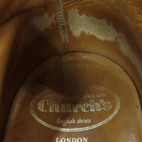 実際に弊社で買取させて頂いたChurch's/チャーチ DURHAM/ダラム チャッカブーツ 7370/41の画像 6枚目