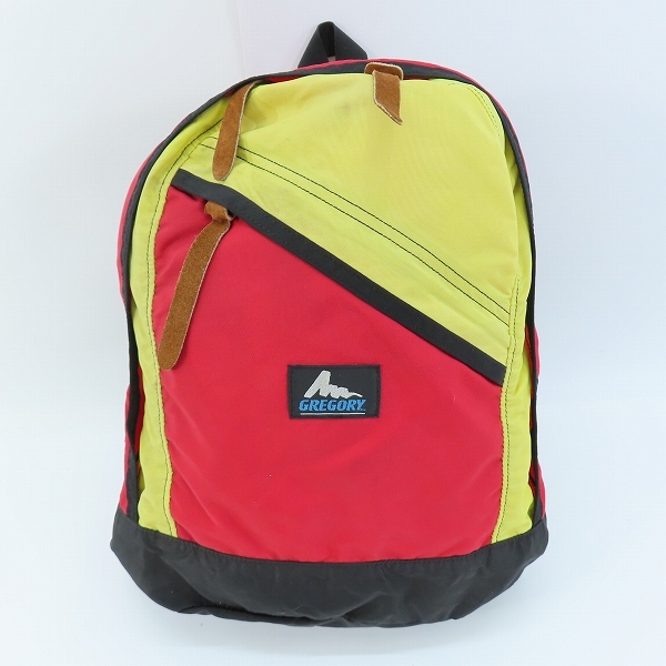 実際に弊社で買取させて頂いた【難有】GREGORY/グレゴリー 青タグ/90S/ヴィンテージ/ビンテージ カラーブロック デイパック/リュックサック M