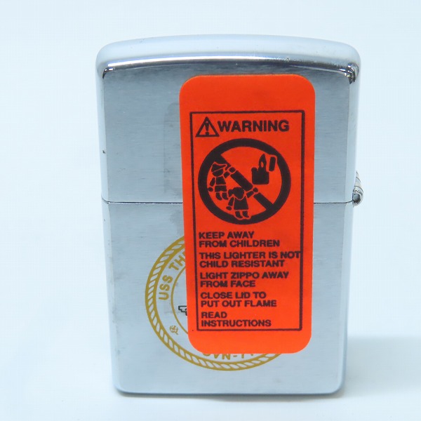 実際に弊社で買取させて頂いたZIPPO/ジッポー アメリカ海軍 U.S.S. THEODORE ROOSEVELT CVN-71 2001年製の画像 1枚目