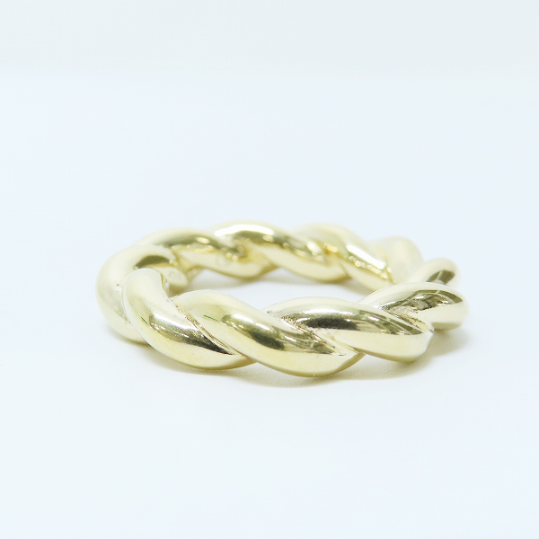 実際に弊社で買取させて頂いたBOTTEGA VENETA/ボッテガヴェネタ Ag925/シルバー925 ツイストリング 665811 VAHU0/20.5号の画像 2枚目