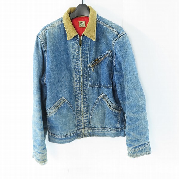 実際に弊社で買取させて頂いたLee/リー ヴィンテージ 襟コーデュロイ デニムジャケット 191-LB/36