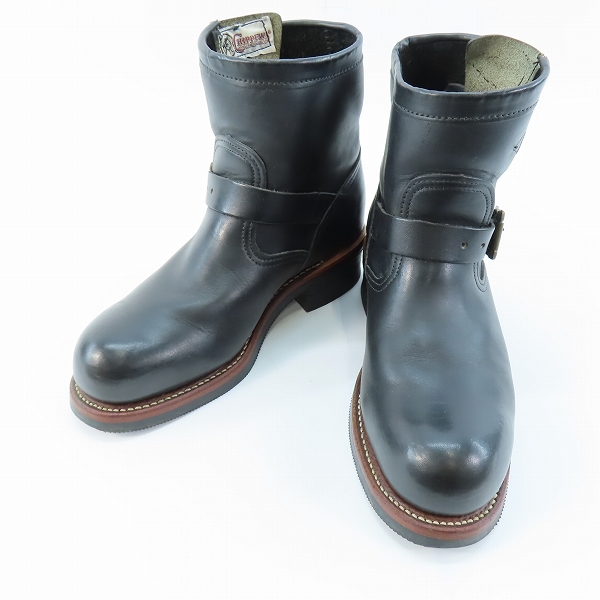 実際に弊社で買取させて頂いたCHIPPEWA/チペワ 7インチ スチールトゥ レザー ショートエンジニアブーツ 91002/7E