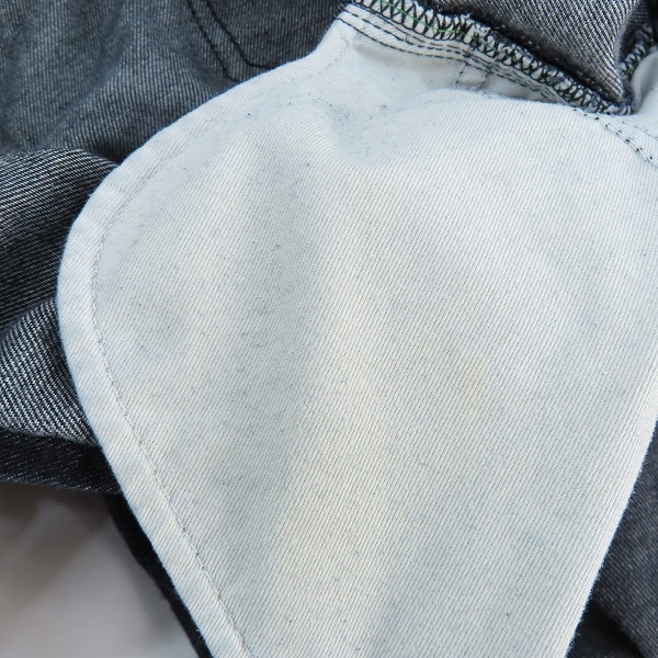 実際に弊社で買取させて頂いたHUGO BOSS/ヒューゴボス CANDIANI/カンディアーニ デニム/ブラック/34×32の画像 8枚目