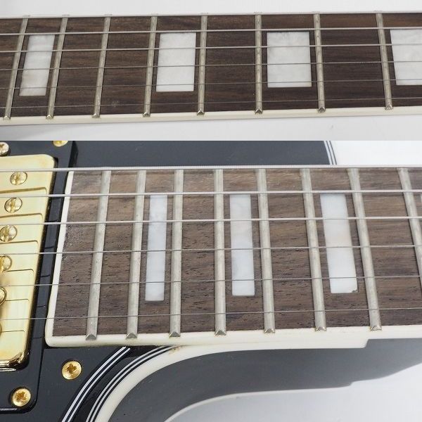 実際に弊社で買取させて頂いた★Blitz By Aria Pro Ⅱ/ブリッツ レスポール カスタムType セットネック エレキギター ソフトケース付の画像 3枚目