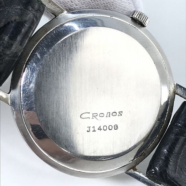 実際に弊社で買取させて頂いた【ジャンク】SEIKO CRONOS/セイコークロノス ヴィンテージ腕時計 J14048の画像 3枚目