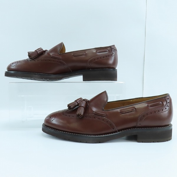 実際に弊社で買取させて頂いたREGAL/リーガル GEOX タッセルローファー ウィングチップ ローファー W433/25の画像 3枚目