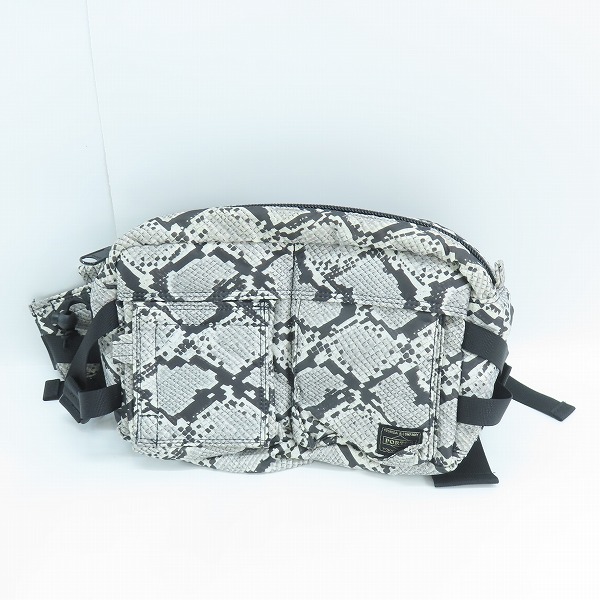 実際に弊社で買取させて頂いたHEAD PORTER/ヘッドポーター パイソン柄 ボディバッグ/ウエストバッグ
