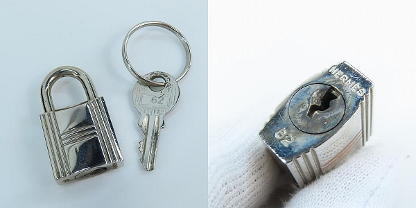 実際に弊社で買取させて頂いたHERMES/エルメス エールライントートGN バッグの画像 9枚目