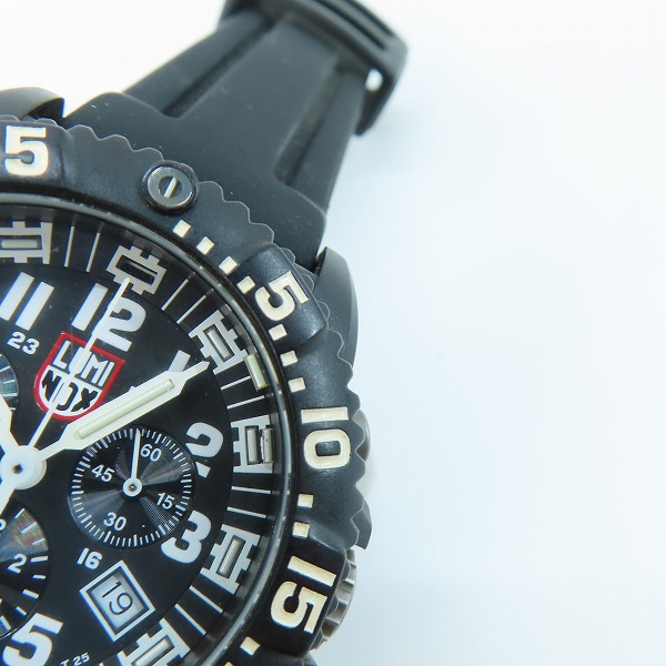 実際に弊社で買取させて頂いたLUMINOX/ルミノックス クロノグラフ腕時計 SERIES3080【動作未確認】の画像 4枚目