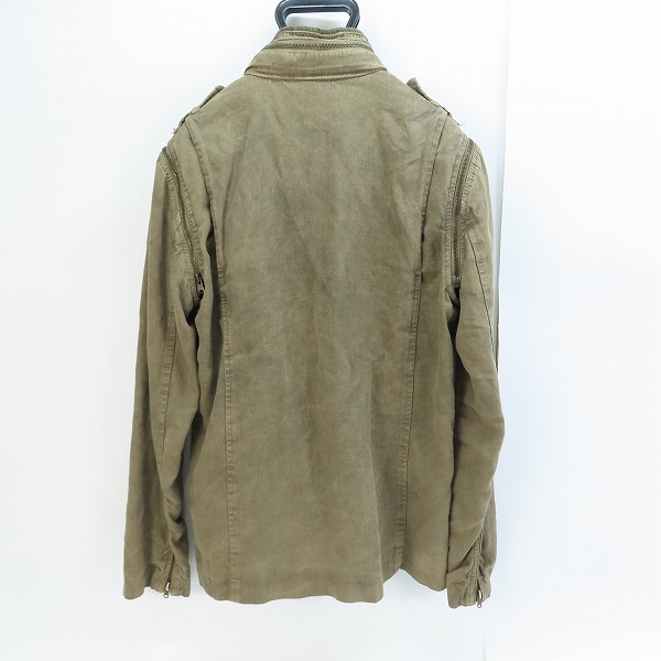 実際に弊社で買取させて頂いたkiminori morishita/キミノリモリシタ リザード装飾 ジャケット 7711302-1/48の画像 1枚目