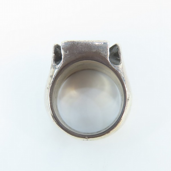 実際に弊社で買取させて頂いた【ギャラ付き】Gaboratory/ガボラトリー Iron Cross Ring/アイアンクロスリング 21号の画像 5枚目