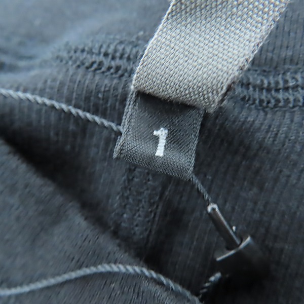 実際に弊社で買取させて頂いた【未使用】KAZUYUKI KUMAGAI ATTACHMENT/カズユキクガマイ アタッチメント タンクトップ ブラック/1の画像 3枚目