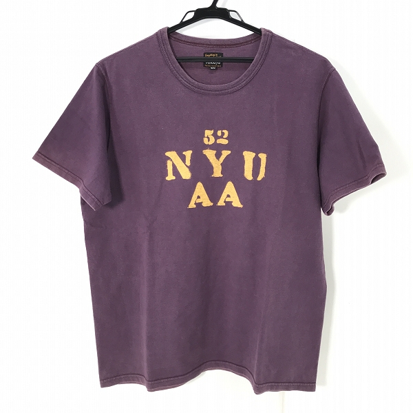 実際に弊社で買取させて頂いたTHE REAL McCOY'S/リアルマッコイズ  52 NYUAA プリント 半袖Tシャツ/40