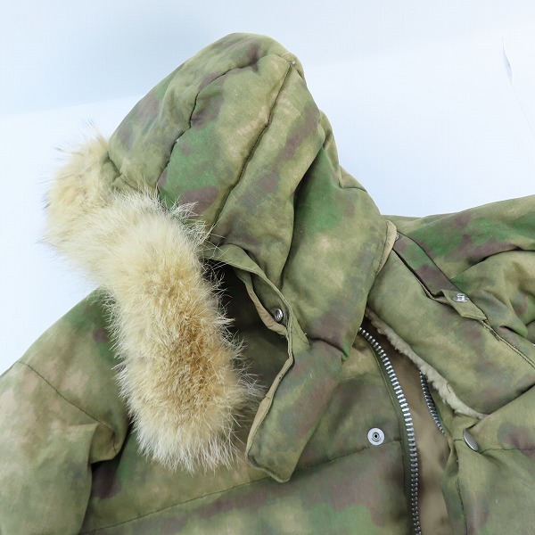 実際に弊社で買取させて頂いた【難有】HUNTING WORLD/ハンティングワールド PENFIELD オイルドワックス ダウンジャケット/Mの画像 6枚目