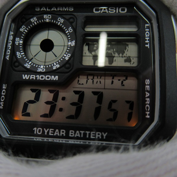 実際に弊社で買取させて頂いたCASIO/カシオ Standard 100m防水 デジタル 腕時計 AE-1200WHの画像 4枚目