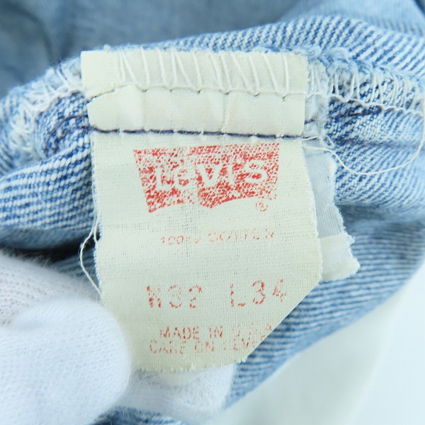 実際に弊社で買取させて頂いたLevis/リーバイス 90s ヴィンテージ 刻印532 ジッパーフライ デニムパンツ 505-0217 /W32 L34の画像 3枚目