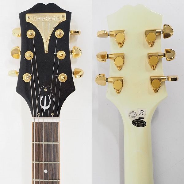 実際に弊社で買取させて頂いた★Epiphone/エピフォン WILDKAT/ワイルドキャット セミアコ エレキギター ソフトケース付の画像 2枚目
