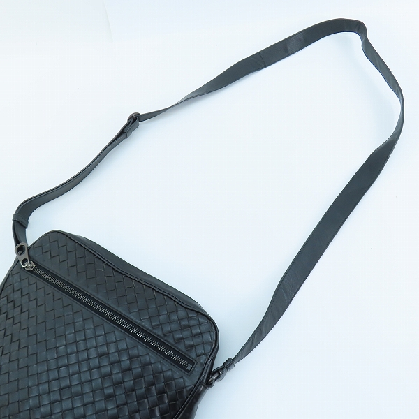 実際に弊社で買取させて頂いたBOTTEGA VENETA/ボッテガ ヴェネタ メッセンジャーバッグ/ショルダーバッグ B06136171Kの画像 3枚目