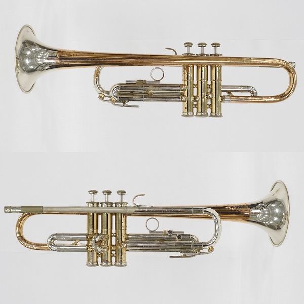 実際に弊社で買取させて頂いた【ジャンク】HOLTON/ホルトン Collegiate トランペット ハードケース付の画像 1枚目