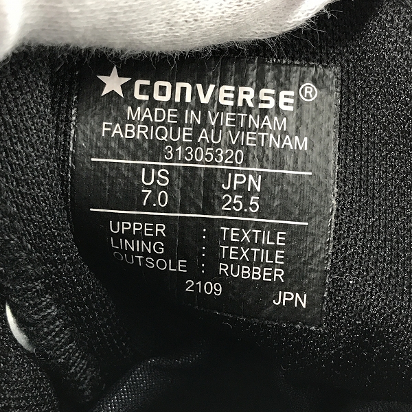 実際に弊社で買取させて頂いた【未使用】CONVERSE/コンバース STAR 100 GORE-TEX Z HI/オールスター100 ハイカットスニーカー ゴアテックス 31305320/25.5の画像 5枚目