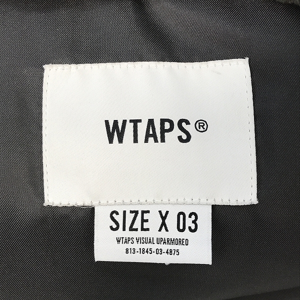 実際に弊社で買取させて頂いたWTAPS/ダブルタップス GRIZZLYJACKET/グリズリー ファー ジャケット  212TQDT-JKM03/3の画像 2枚目