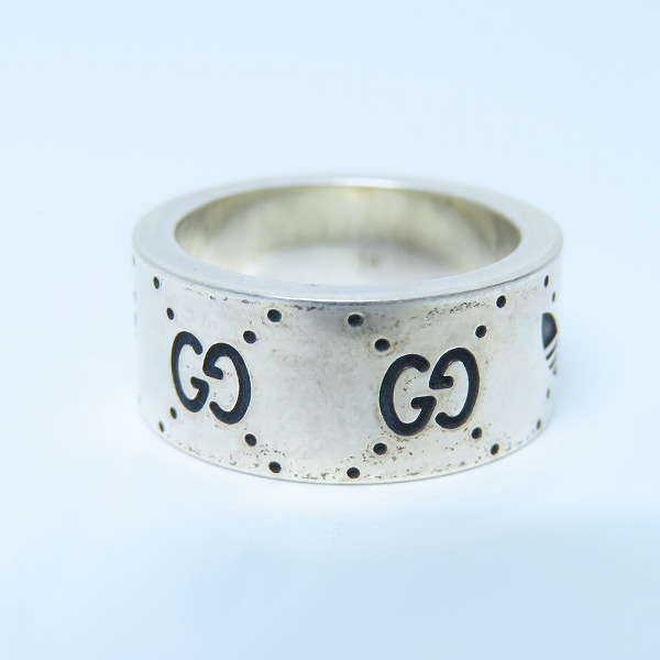 実際に弊社で買取させて頂いたGUCCI×adidas/グッチ×アディダス エングレービングリング 14 /13号の画像 2枚目
