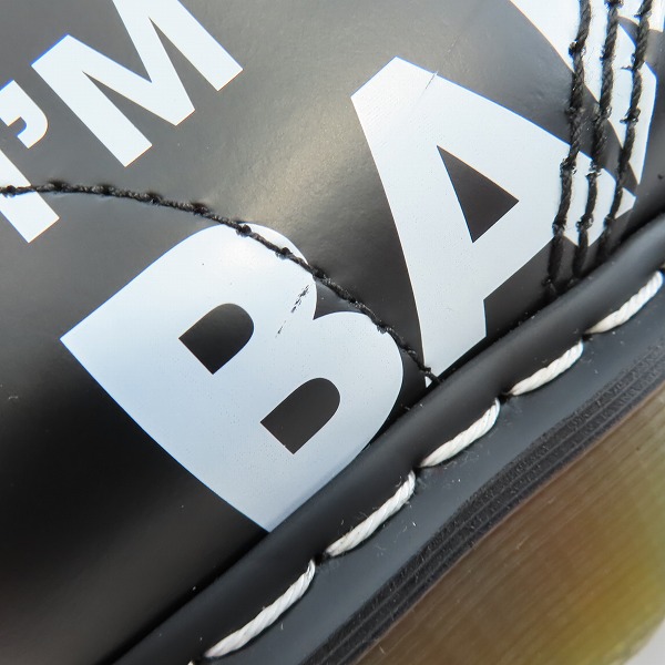 実際に弊社で買取させて頂いたHYSTERIC GLAMOUR/ヒステリックグラマー 8ホール サイドジップ レザーブーツ/27の画像 6枚目