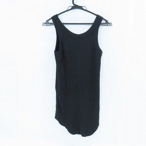 実際に弊社で買取させて頂いた【未使用】KAZUYUKI KUMAGAI ATTACHMENT/カズユキクガマイ アタッチメント タンクトップ ブラック/1の画像 1枚目