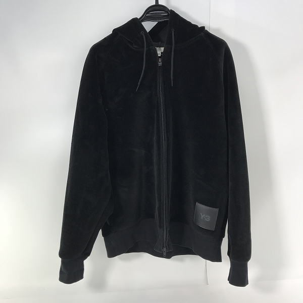 実際に弊社で買取させて頂いたY-3/ワイスリー yohji Yamamoto/ヨウジヤマモト SQUARE VELVET SPACER FULL-ZIP HOODIE HB3341/S