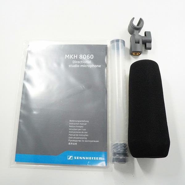 実際に弊社で買取させて頂いたSENNHEISER/ゼンハイザー MKH 8060 ショートショットガン マイクロホン コンデンサーマイク 動作確認済みの画像 7枚目