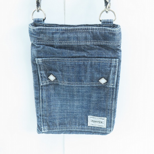 実際に弊社で買取させて頂いたPORTER/ポーター オンス デニムミニショルダーバッグ S/520-07604