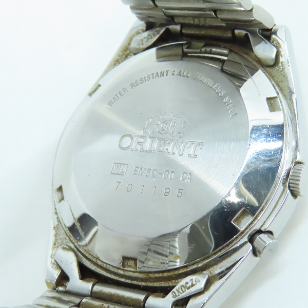 実際に弊社で買取させて頂いたORIENT/オリエント スリースター 自動巻き 腕時計 EM6Q-C0の画像 4枚目